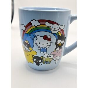 Hello Kitty and Friends Mug Cup‎ 25oz/Large Silver Buffalo Sanrio Rainbow -New